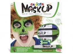 Acheter 3 sticks de peinture sur visage - Maskup Monstre - Carioca - 7,49 € en ligne sur La Petite Epicerie - Loisirs créatifs