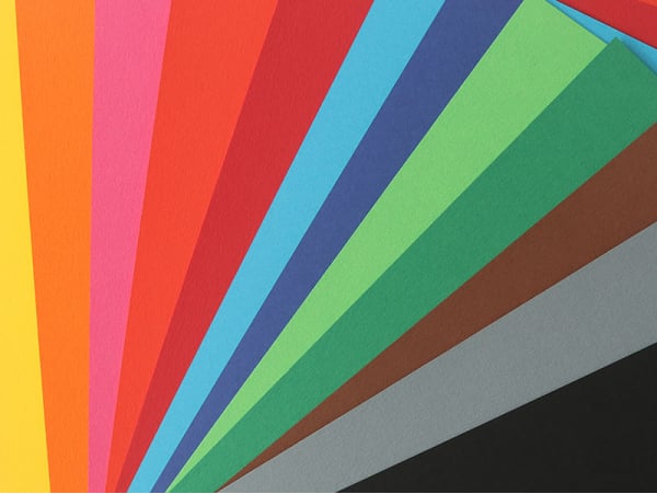Papier de création couleurs assorties 24x32 150g/m² x12 CANSON