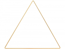 Acheter Triangle en métal doré - 30 cm - 2,29 € en ligne sur La Petite Epicerie - Loisirs créatifs
