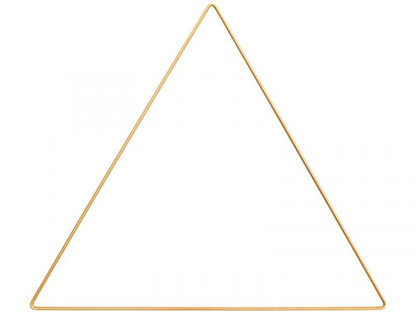 Acheter Triangle en métal doré - 30 cm - 2,99 € en ligne sur La Petite Epicerie - Loisirs créatifs