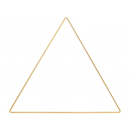 Acheter Triangle en métal doré - 30 cm - 2,99 € en ligne sur La Petite Epicerie - Loisirs créatifs