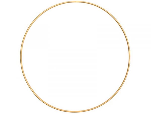 Acheter Cercle en métal doré - 20 cm - 2,79 € en ligne sur La Petite Epicerie - Loisirs créatifs