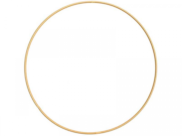 Acheter Cercle en métal doré - 20 cm - 2,79 € en ligne sur La Petite Epicerie - Loisirs créatifs