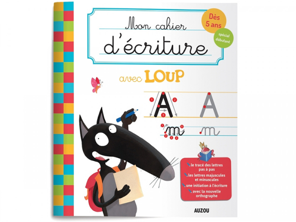 Acheter Mon cahier d'écriture avec Loup - Dès 5 ans - 4,95 € en ligne sur La Petite Epicerie - Loisirs créatifs