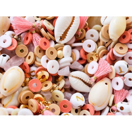 Acheter Mélange de perles heishi et de breloques - Marrakech - 6,99 € en ligne sur La Petite Epicerie - Loisirs créatifs
