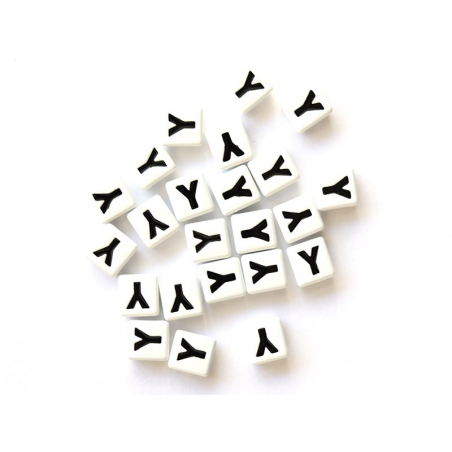 Acheter 1 perle tuile carrée en métal de 7x7 mm - Lettre Y - 0,69 € en ligne sur La Petite Epicerie - Loisirs créatifs