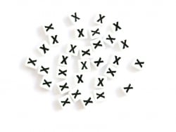 Acheter 1 perle tuile carrée en métal de 7x7 mm - Lettre X - 0,69 € en ligne sur La Petite Epicerie - Loisirs créatifs