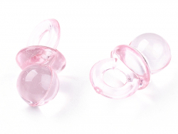 Acheter Lot de 10 petites tétines en plastique - rose - 1,99 € en ligne sur La Petite Epicerie - Loisirs créatifs