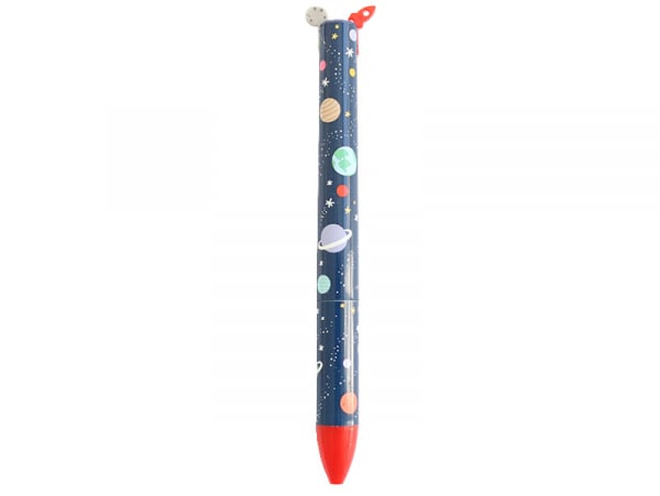 Acheter Stylo bicolore bleu et rouge - Espace - Legami - 1,79 € en ligne sur La Petite Epicerie - Loisirs créatifs