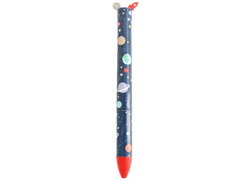 Acheter Stylo bicolore bleu et rouge - Espace - Legami - 1,79 € en ligne sur La Petite Epicerie - Loisirs créatifs