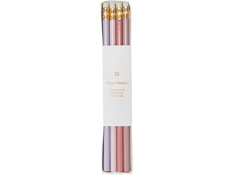 Acheter Lot de 4 crayons à papier - Rose mixe - 4,99 € en ligne sur La Petite Epicerie - Loisirs créatifs