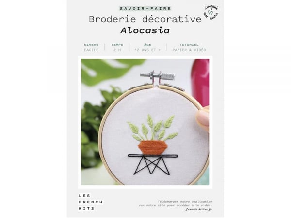 Acheter Kit de broderie décorative - Alocasia - Les French Kits - 15,99 € en ligne sur La Petite Epicerie - Loisirs créatifs