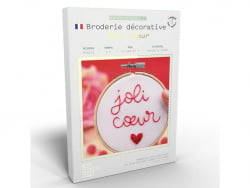 Acheter Kit de broderie décorative - Joli coeur - Les French Kits - 15,99 € en ligne sur La Petite Epicerie - Loisirs créatifs