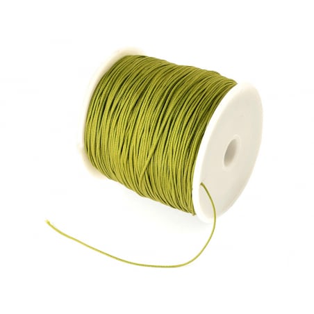 Acheter 1 m de fil de jade / fil nylon tressé 0,5 mm - vert olive - 0,39 € en ligne sur La Petite Epicerie - Loisirs créatifs