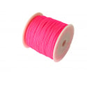 1 m de fil de jade / fil nylon tressé 0,5 mm - rose fluo