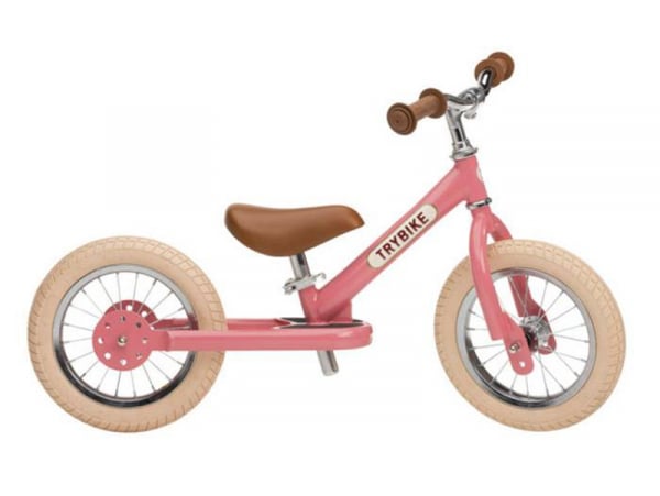 Acheter Draisienne 2 roues vintage rose - Trybike - 109,99 € en ligne sur La Petite Epicerie - Loisirs créatifs