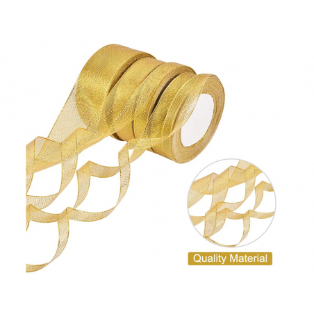 Acheter Bobine de ruban pailletté 15 mm - doré - 7,99 € en ligne sur La Petite Epicerie - Loisirs créatifs