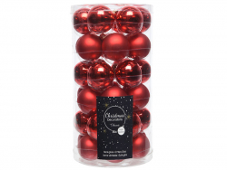 Acheter Lot de 36 boules de Noël en verre - rouge Noël - 4 cm - 11,99 € en ligne sur La Petite Epicerie - Loisirs créatifs