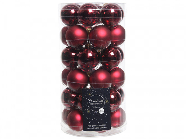 Acheter Lot de 36 boules de Noël en verre - bordeaux - 4 cm - 11,99 € en ligne sur La Petite Epicerie - Loisirs créatifs Acheter Lot de 36 boules de Noël en verre - bordeaux - 4 cm - 11,99 € en ligne sur La Petite Epicerie - Loisirs créatifs