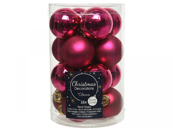 Acheter Lot de 16 boules en verre - rose baies - 3,5 cm - 5,49 € en ligne sur La Petite Epicerie - Loisirs créatifs Acheter Lot de 16 boules en verre - rose baies - 3,5 cm - 5,49 € en ligne sur La Petite Epicerie - Loisirs créatifs