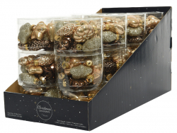 Acheter Assortiment de 12 boules de Noël - brun et doré - 5,99 € en ligne sur La Petite Epicerie - Loisirs créatifs