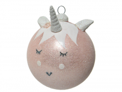 Acheter Boule de Noël - licorne rose - 3,49 € en ligne sur La Petite Epicerie - Loisirs créatifs