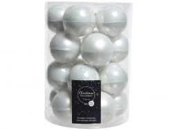 Lot de 20 boules en verre -...