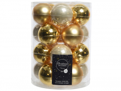 Acheter Lot de 20 boules en verre - tons dorés assortis - 6 cm - 12,49 € en ligne sur La Petite Epicerie - Loisirs créatifs