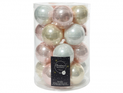 Acheter Lot de 20 boules en verre - tons clairs assortis - 6 cm - 12,49 € en ligne sur La Petite Epicerie - Loisirs créatifs