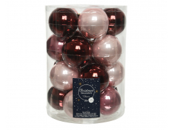 Acheter Lot de 20 boules en verre - tons bordeaux assortis - 6 cm - 12,49 € en ligne sur La Petite Epicerie - Loisirs créatifs