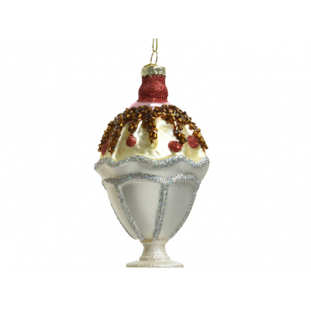 Acheter Boule de Noël coupe glacée en verre - 3,99 € en ligne sur La Petite Epicerie - Loisirs créatifs