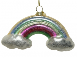 Acheter Boule de Noël arc en ciel en verre - 5,49 € en ligne sur La Petite Epicerie - Loisirs créatifs