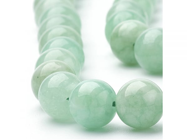 Acheter Lot de 15 perles naturelles rondes 6 mm - Jade verte - 4,19 € en ligne sur La Petite Epicerie - Loisirs créatifs