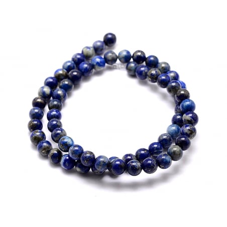 Acheter Lot de 15 perles naturelles rondes 6 mm - Lapis-lazuli - 2,19 € en ligne sur La Petite Epicerie - Loisirs créatifs