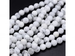 Acheter Lot de 15 perles naturelles rondes 6 mm - Howlite - 1,89 € en ligne sur La Petite Epicerie - Loisirs créatifs