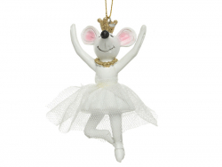 Acheter boule de noël suspension petite souris qui danse - deux bras levés - 4,49 € en ligne sur La Petite Epicerie - Loisirs...
