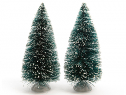 Acheter Lot de 2 petits sapins 15 cm - 4,49 € en ligne sur La Petite Epicerie - Loisirs créatifs