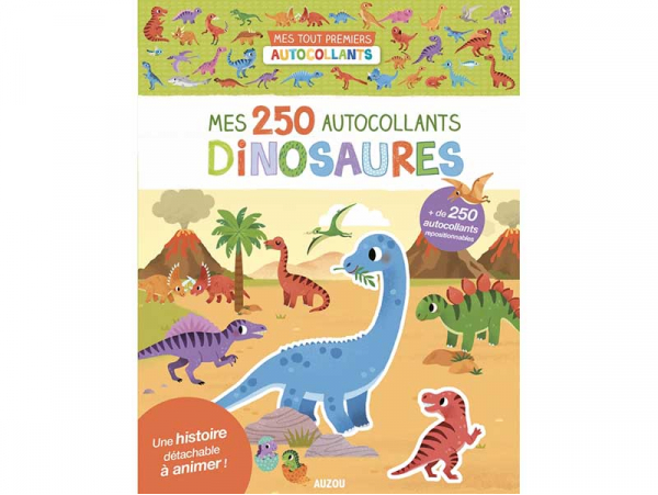 Acheter Cahier Mes 250 autocollants - dinosaures - 4,95 € en ligne sur La Petite Epicerie - Loisirs créatifs
