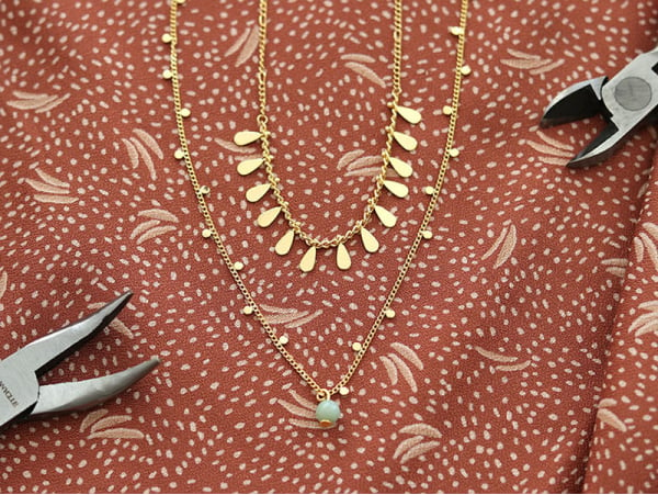 Acheter Chaine perles rondes - doré à l'or fin 18K x 20 cm - 3,49 € en ligne sur La Petite Epicerie - Loisirs créatifs