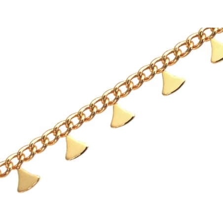 Acheter Chaine triangles ethnique - doré à l'or fin 18K x 20 cm - 4,49 € en ligne sur La Petite Epicerie - Loisirs créatifs