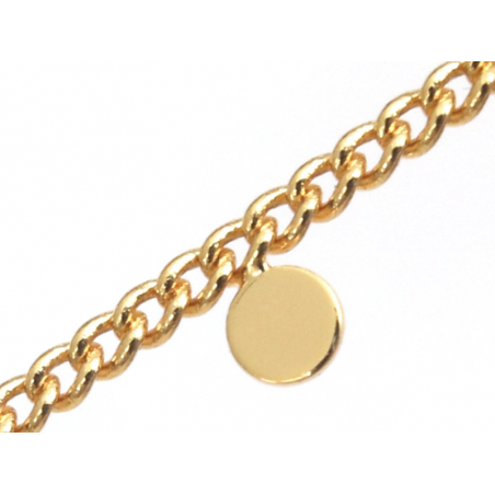 Acheter Chaine petites pampilles rondes espacées - doré à l'or fin 18K x 20 cm - 3,69 € en ligne sur La Petite Epicerie - Loi...