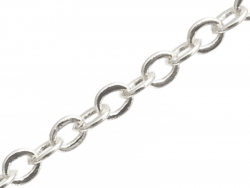 Acheter Chaine forçat 2 x 2,4 mm - plaqué argent x 20 cm - 0,79 € en ligne sur La Petite Epicerie - Loisirs créatifs