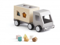 Acheter Camion avec formes en bois - Aiden - 38,99 € en ligne sur La Petite Epicerie - Loisirs créatifs