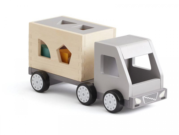 Acheter Camion avec formes en bois - Aiden - 38,99 € en ligne sur La Petite Epicerie - Loisirs créatifs