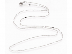 Acheter Collier 45 cm - chaîne nuage - plaqué platine - 2,19 € en ligne sur La Petite Epicerie - Loisirs créatifs