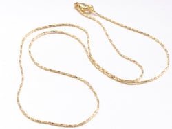 Acheter Collier 45 cm - chaîne serpentine - doré à l'or fin 18K - 3,59 € en ligne sur La Petite Epicerie - Loisirs créatifs