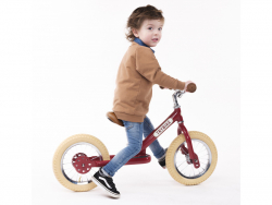 Acheter Pack vélo 2 en 1 : draisienne transformable en tricycle vintage rose - Trybike - 139,99 € en ligne sur La Petite Epic...
