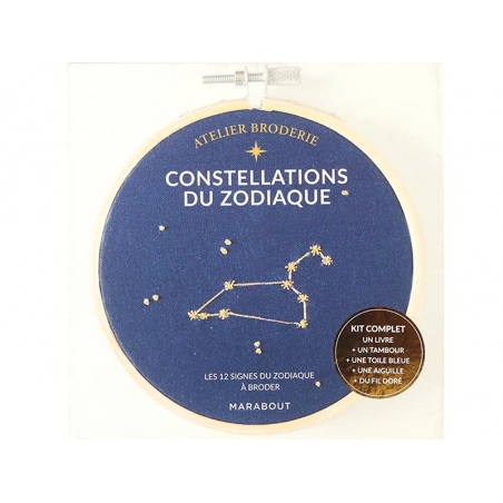 Acheter Livre / Atelier broderie - Constellations du zodiaque - 9,95 € en ligne sur La Petite Epicerie - Loisirs créatifs