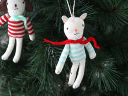 Acheter 1 Décoration arbre de Noël Chat tricoté - 12,49 € en ligne sur La Petite Epicerie - Loisirs créatifs