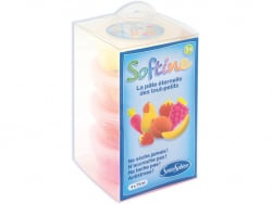 Acheter Softine - 4 pots - couleurs chaudes - 11,95 € en ligne sur La Petite Epicerie - Loisirs créatifs